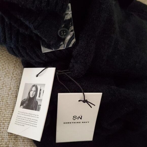 Something Navy Cold Shoulder Sweater Dress - Picture 13 of 13